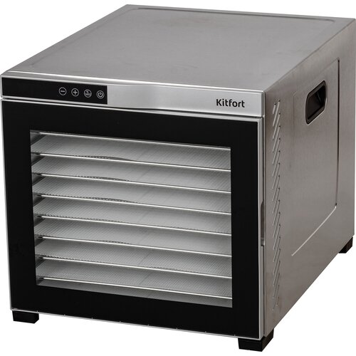 Сушка для фруктов и овощей Kitfort КТ-1910 30под 1000Вт нержавеющая сталь 5649800₽