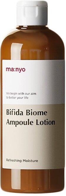 Manyo Factory Восстанавливающий лосьон с пробиотиками Bifida biome Ampoule Lotion, 300 мл, крем для лица, корейская косметика, крем от морщин