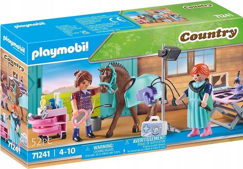 Конструктор Playmobil Леди Ветеринар для лошадей, 71241