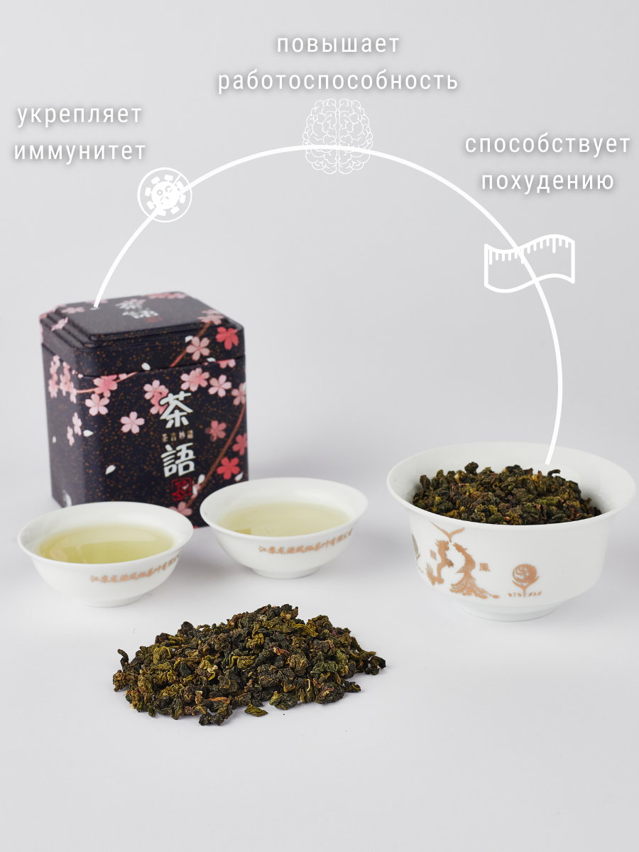 Чай "Молочный Улун" 20 индивидуальных пакетов по 5гр пачка 100гр