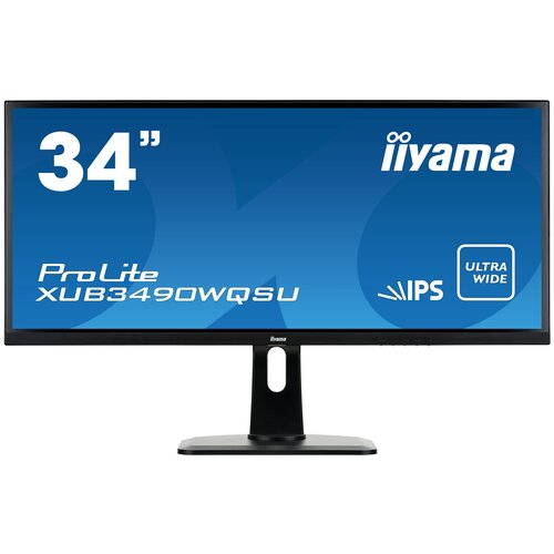 34 Монитор Iiyama ProLite XUB3490WQSU-1 3440x1440 75 Гц AH-IPS черный 3980800₽