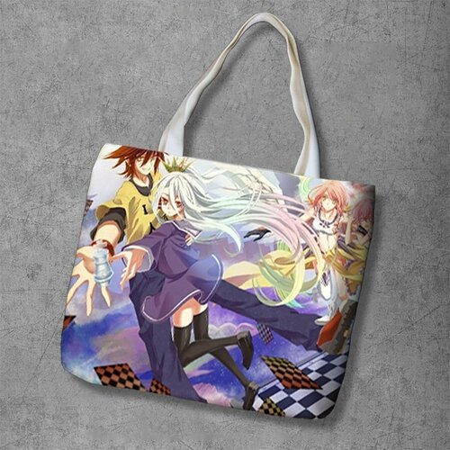 фото Сумка шоппер anime dakimakura, фактура рельефная, мультиколор