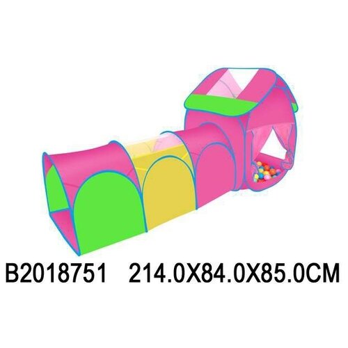 фото Домик игровой нейлон 2879-1 с тоннелем в сумке китайская игрушка1
