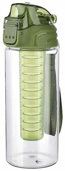 Стильная бутылка для воды Cascada Detox 0,5 л зеленого цвета - фотография № 1