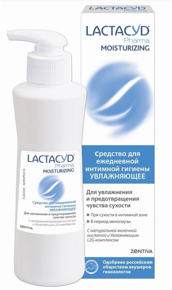 LACTACYD Увлажняющее средство для интимной гигиены, 250 мл