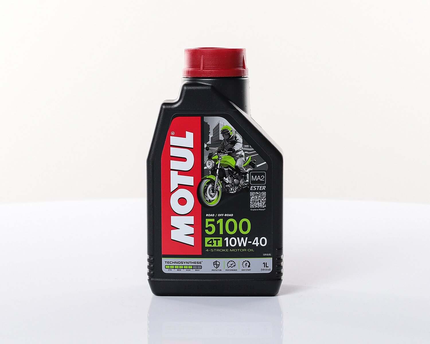 Полусинтетическое моторное масло Motul 5100 4T 10W40, 1 л