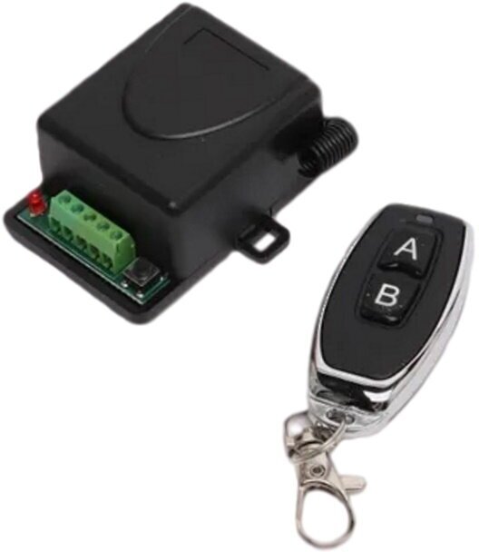 фото Радиореле с пультом управления радиоуправляемое реле 12в 433 мгц