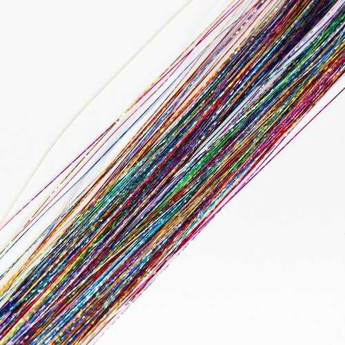 Прядь для волос блестящая 40 см 1шт 365₽