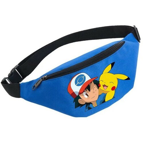 фото Сумка поясная noname, голубой