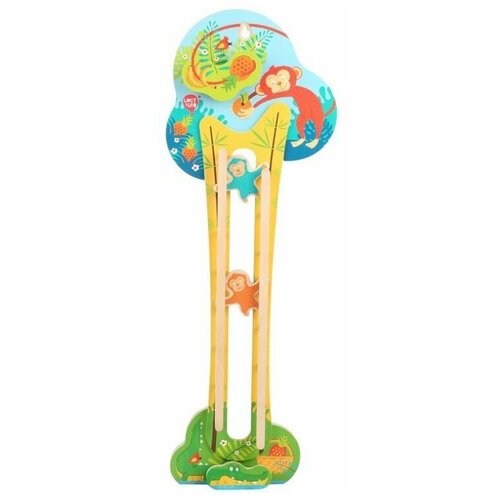 Деревянная игрушка Lucy  & Leo Горка настенная Хитрая обезьянка