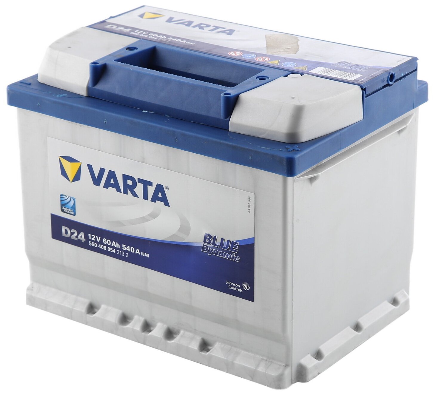 Аккумулятор автомобильный Varta Blue Dynamic D24 60 А/ч 540 A обр. пол. Евро авто (242x175x190) 560408