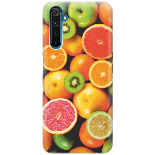 фото Cиликоновый чехол на realme 6 pro / рилми 6 про с принтом "сочные фрукты" gosso