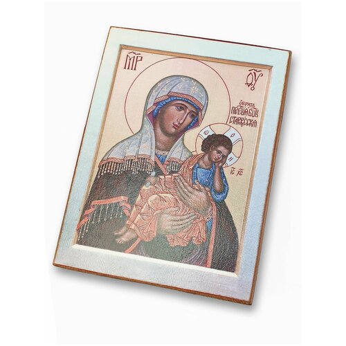 Икона Старорусская Божия Матерь, размер - 10x13 икона старорусская божия матерь размер 30x40