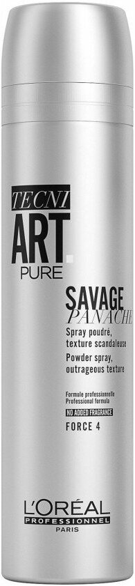 Спрей (Savage Panache Pure) сильной фиксации с пудровой текстурой без запаха TECNI.ART - 250 мл