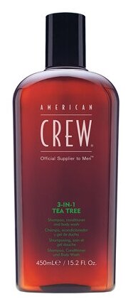 American Crew Средство для волос 3 в 1 чайное дерево 3in1 Tea Tree 450 мл