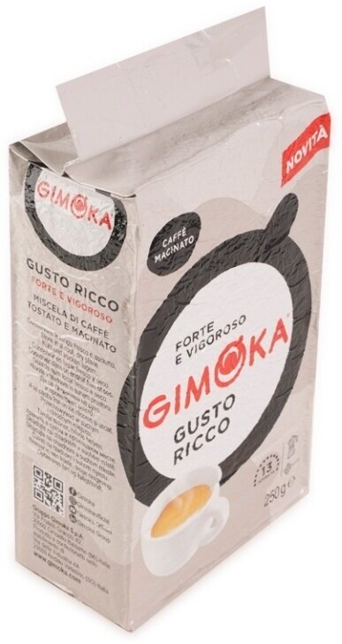 Кофе молотый Gimoka Gusto Ricco 250г Gruppo Gimoka S.R.L - фото №8