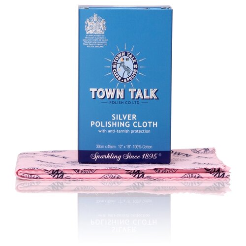 Салфетка для полировки серебра TT095 Town Talk Polish Silver Polishing Cloth, 30 х 45 см