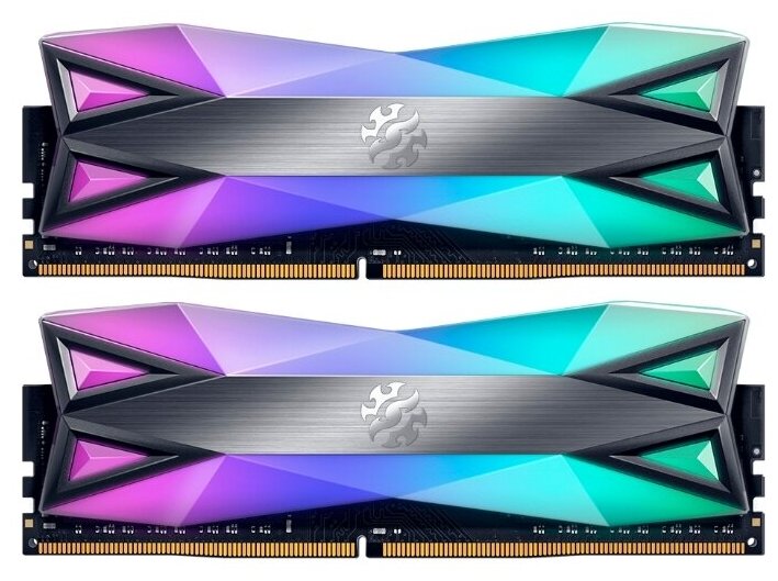 Оперативная память XPG Spectrix D60G 16 ГБ (8 ГБ x 2) DDR4 4133 МГц DIMM CL19 AX4U41338G19J-DT60