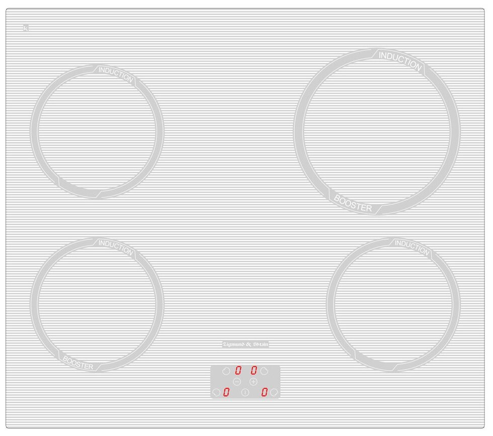 Встраиваемая панель индукционная Zigmund&Shtain CIS 299.60 WX/бел Италия - фотография № 1