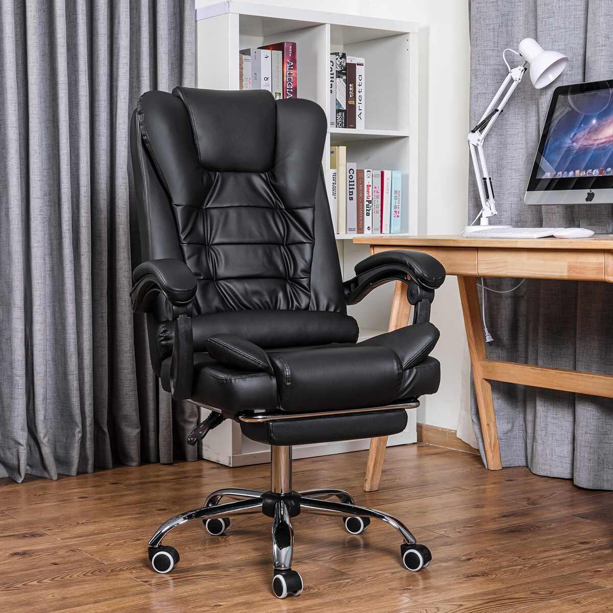 Компьютерное кресло. Кресло черное . Кресло руководителя. Кресло офисное для руководителя, кресло с вибромассажем.