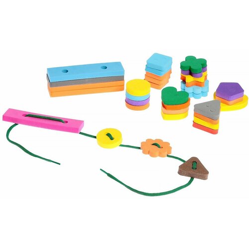 Развивающая шнуровка-сортер 