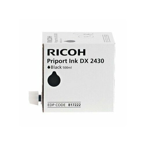 Ricoh Расходные материалы Ricoh Краска тип 2430, Black DX2330/2430 (1х500мл) (817222)