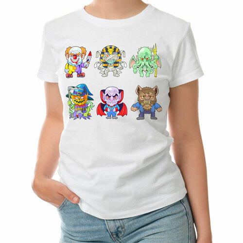 фото Футболка roly, размер s, белый