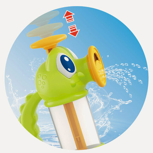 Изображение товара Игрушка для ванной "Забавный Дракоша" Huanger HE0266, лейка-брызгалка, подача воды