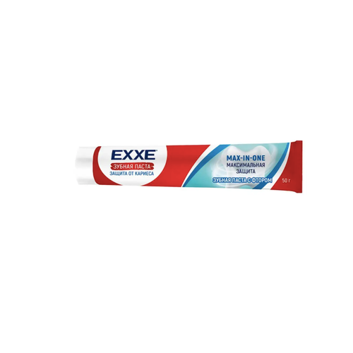 EXXE Зубная паста Максимальная защита от кариеса Max-in-one, 50г зубная паста exxe max in one 100 г