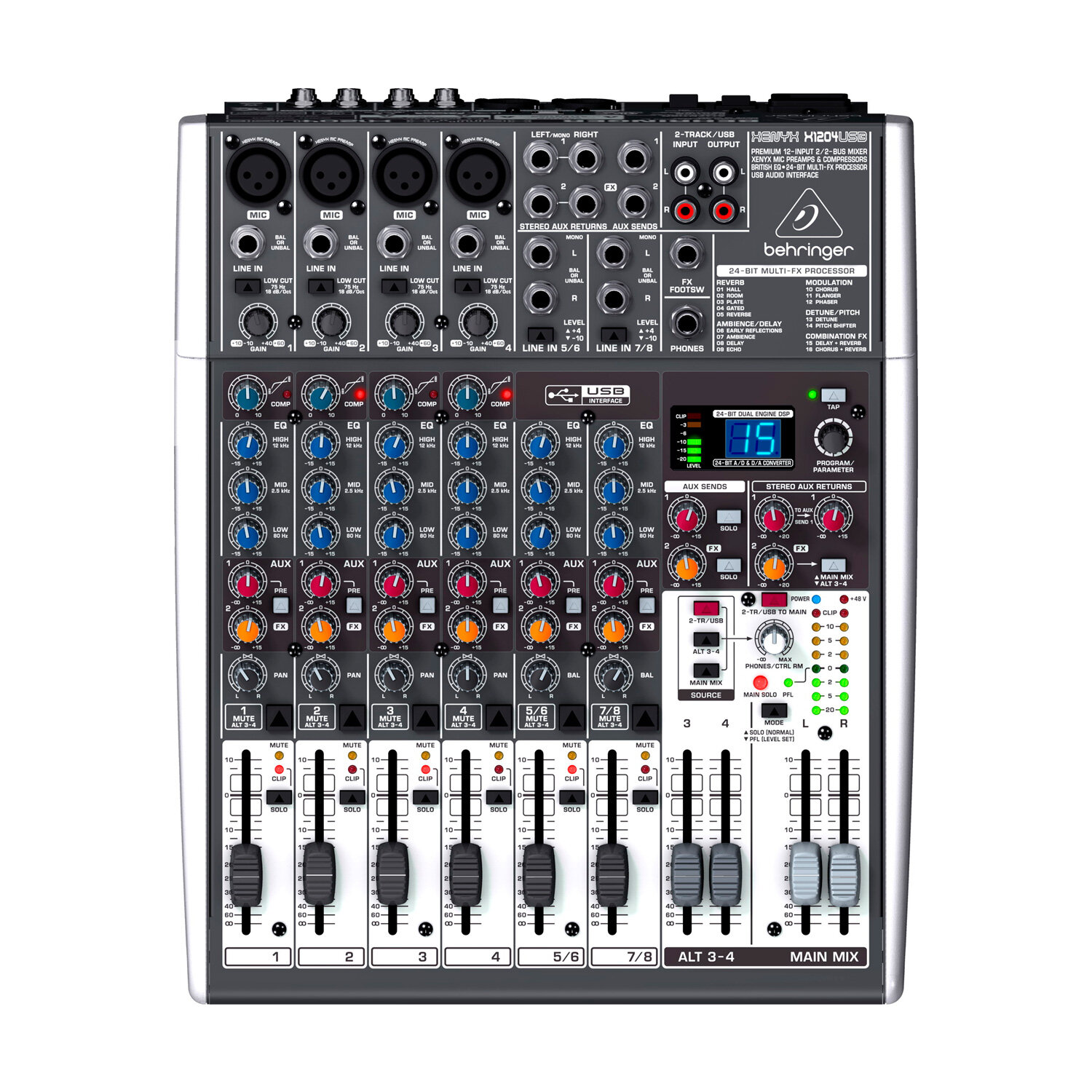 Микшерный пульт BEHRINGER Xenyx X1204USB