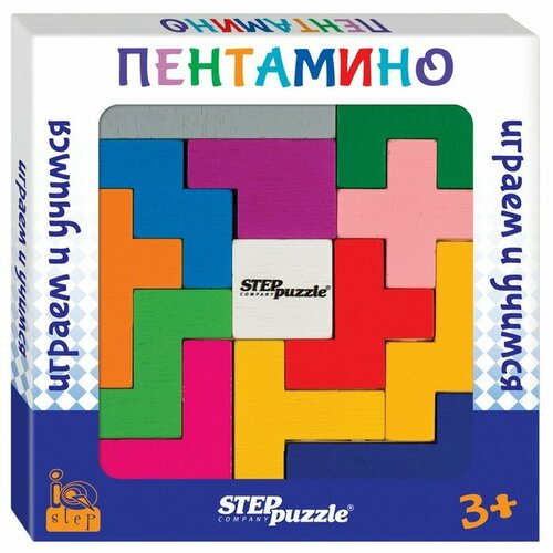 Степ Пазл Развивающая игра из дерева «Пентамино»