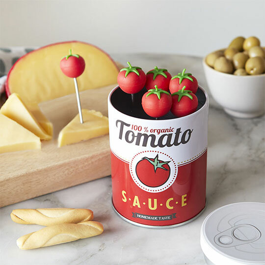 Шпажки для закусок  Tomato   набор 6 шт 