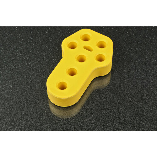 Подвес глушителя 12 мм 7 отверстия жёлтый CAMU08 - AUTOBAHN88