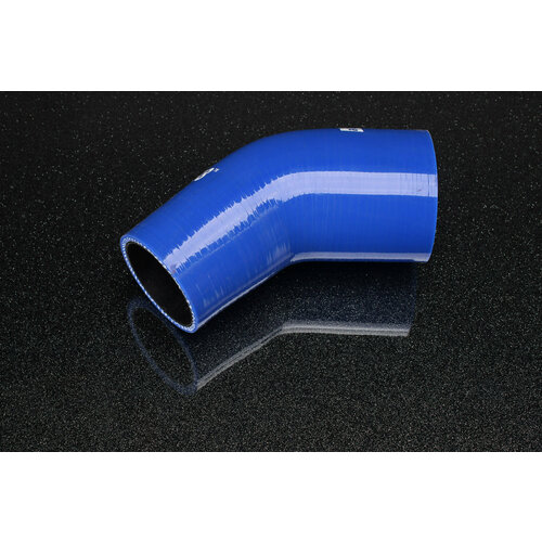 Патрубок силиконовый 44-54 мм, 45 градусов, синий ASHU04-45-44>54 - AUTOBAHN88