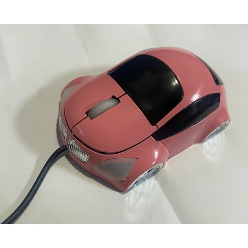 Компьютерная проводная оптическая мышь Technoteks красного цвета 249₽