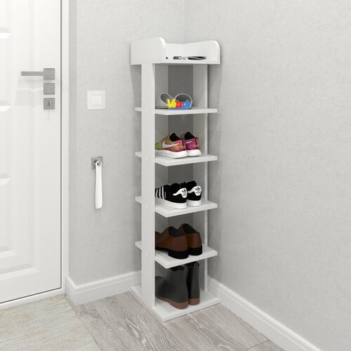 Обувница Velardy, Schoen Lodret, 30x32x120мм, Белый