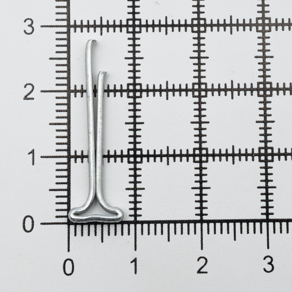 Шплинты для игрушек T-образные (крепления для подвижности рук и ног игрушек) Айрис, 2*20 мм, цинк, 10 шт — фото 1