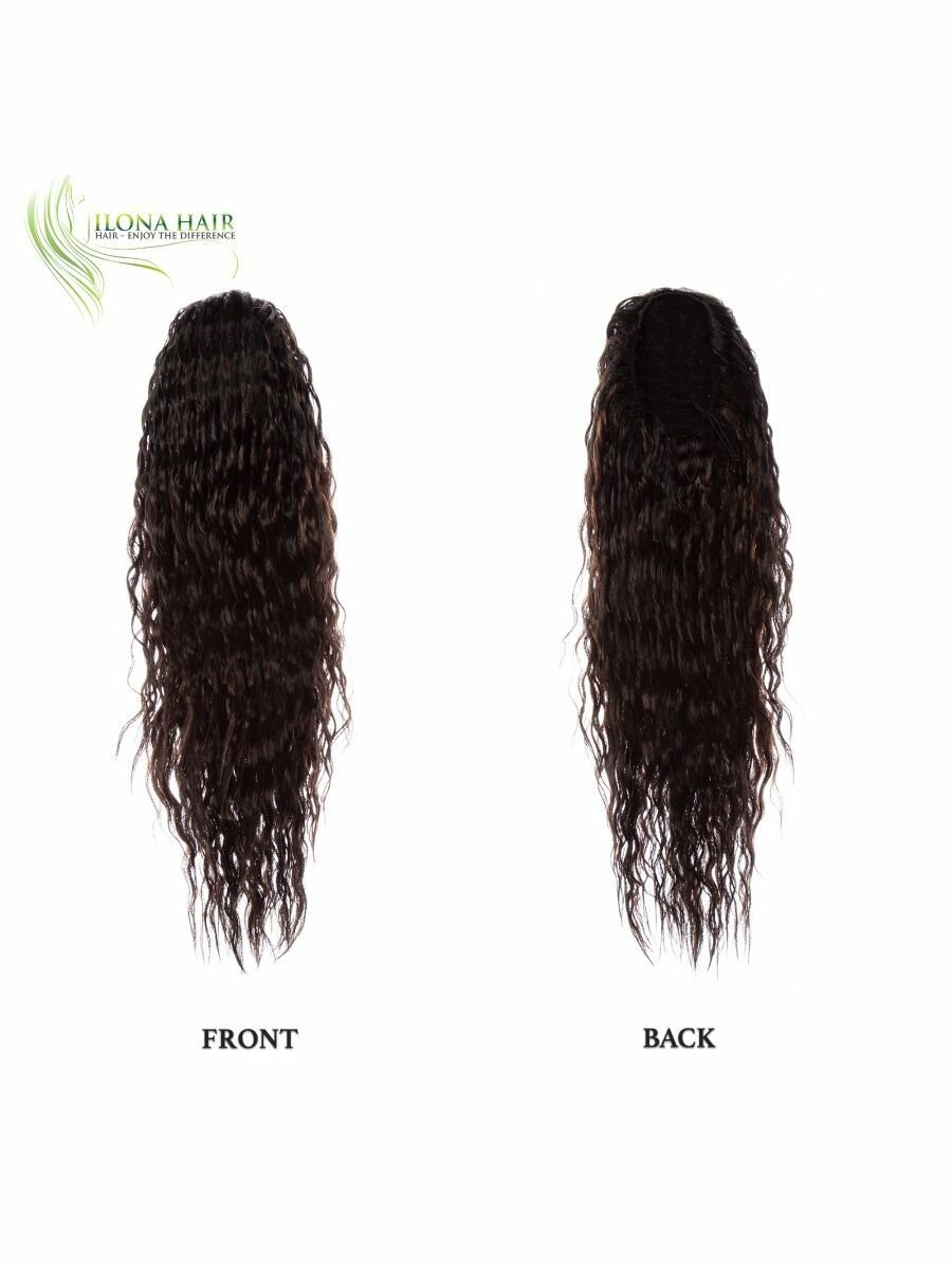 ILONA HAIR Шиньон хвост волнистый из термоволос 53 см.