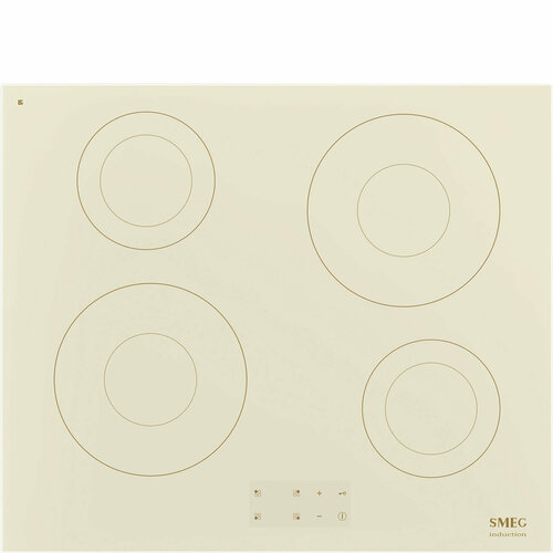 Варочная панель Smeg SI2641DP стеклокерамическая бежевая индукционная 4 конфорки 75990₽