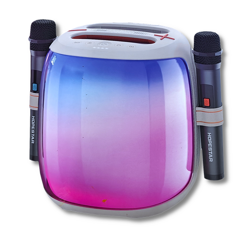 Портативная Bluetooth Колонка Hopestar Party 500 Белый 2 микрофона 9900₽
