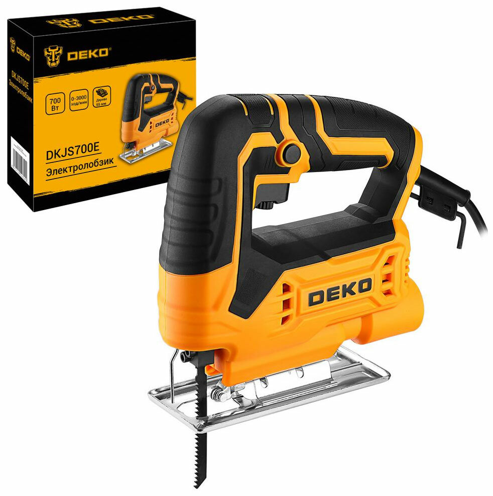 Изображение Лобзик Deko DKJS700E, желтый/черный
