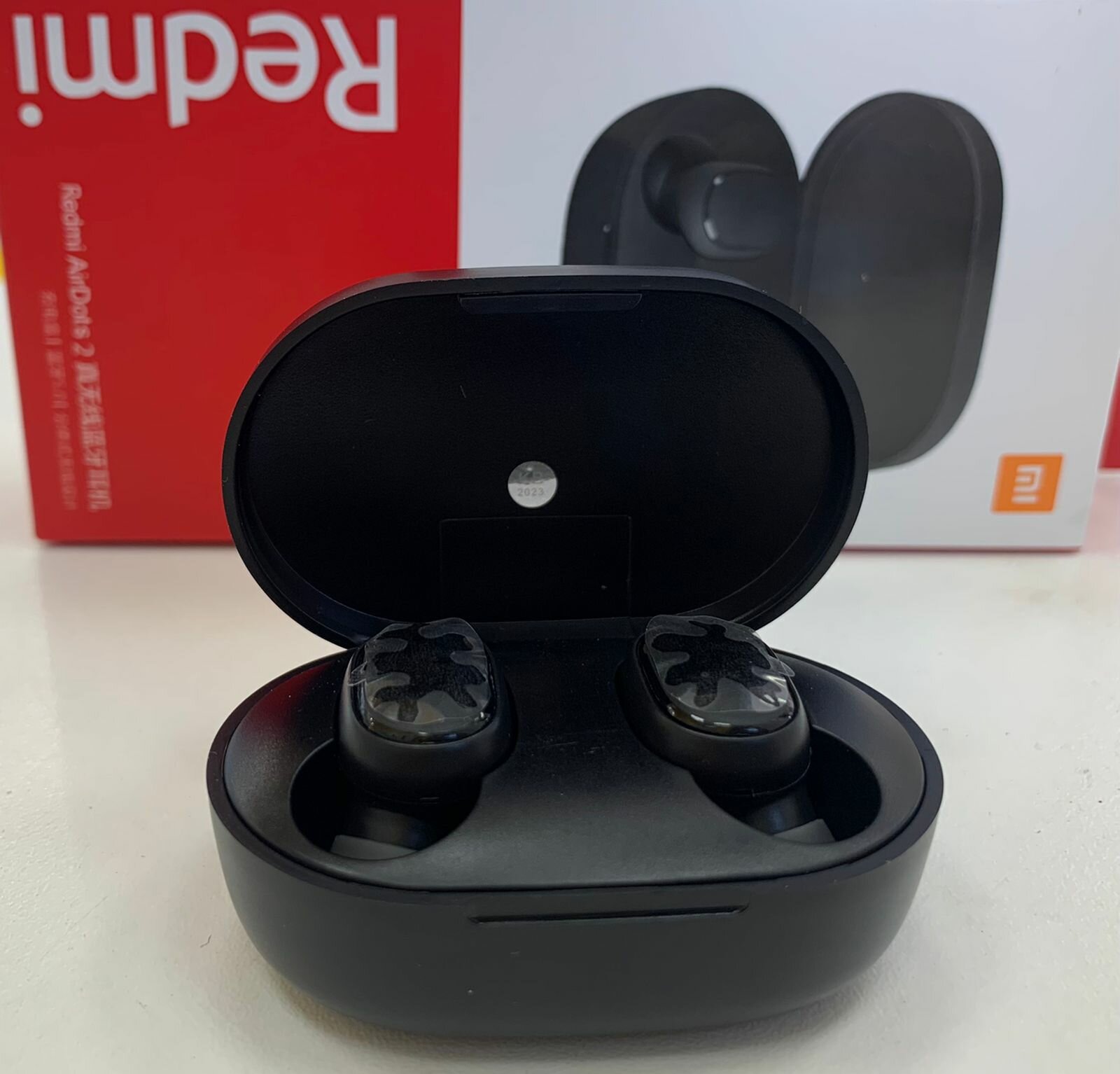 Беспроводные наушники Xiaomi Redmi AirDots 2 CN, microUSB, черный — фото 1