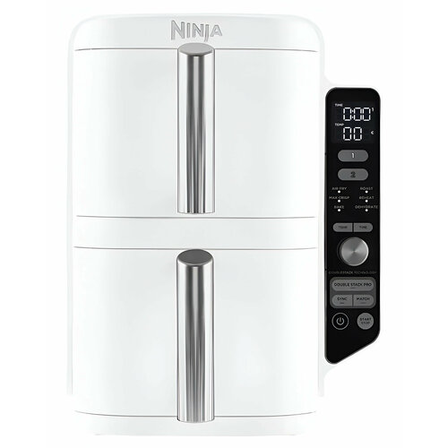 Аэрофритюрница Ninja Double Stack XL SL400EUWH 95 л 2470 Вт серый 39000₽