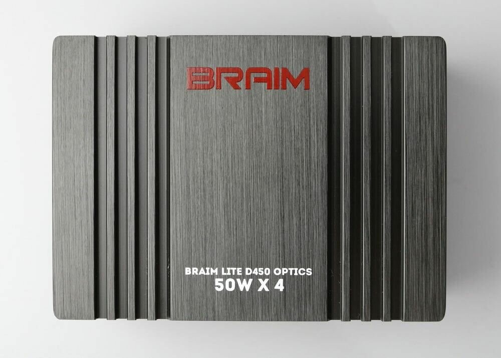 Усилитель Braim Pro для android магнитол D4.50 Optics (4-канальный для андроид магнитолы 4*50 ватт с оптическим входом)