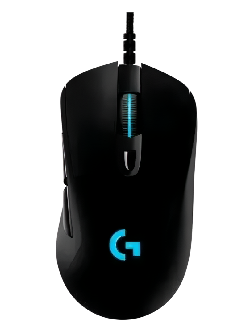 Мышь проводная LOGITECH USB OPTICAL G403 HERO, черный, (910-005636)