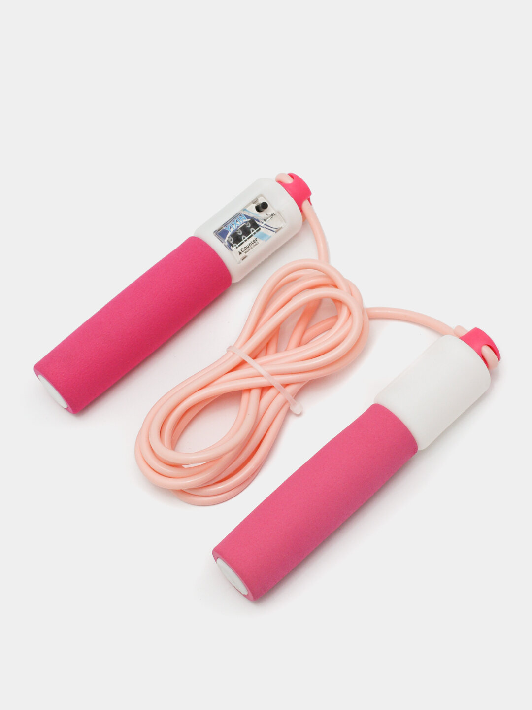 Скакалка General Fitness, с счетчиком, регулируемая, прочная