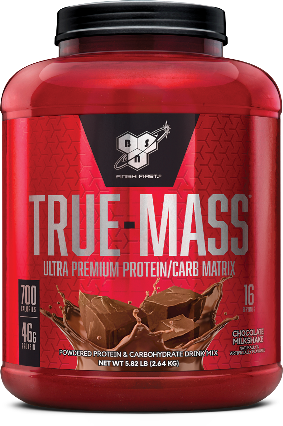 BSN True Mass (Банка) 2.61 кг (Chocolate milkshake)