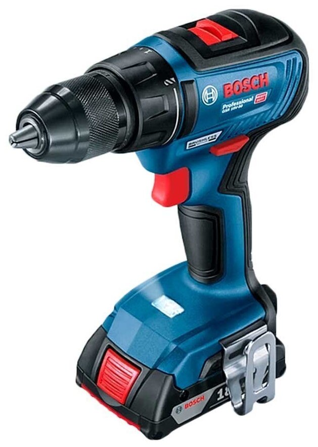 Дрель-шуруповерт Bosch GSR 18V-50 Professional 06019H5000 (с 2-мя АКБ, кейс)