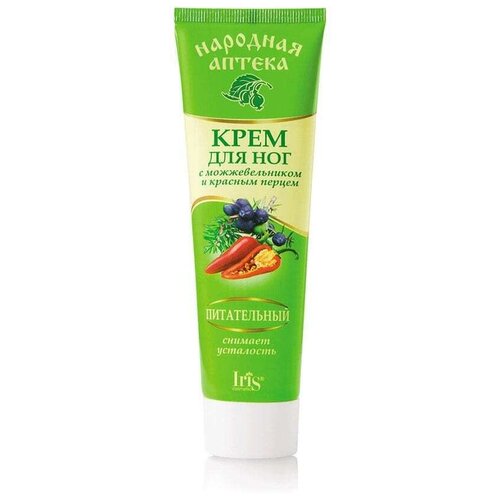 IRIS Крем для ног С маслом Можжевельника и Красного перца 100 мл 421₽