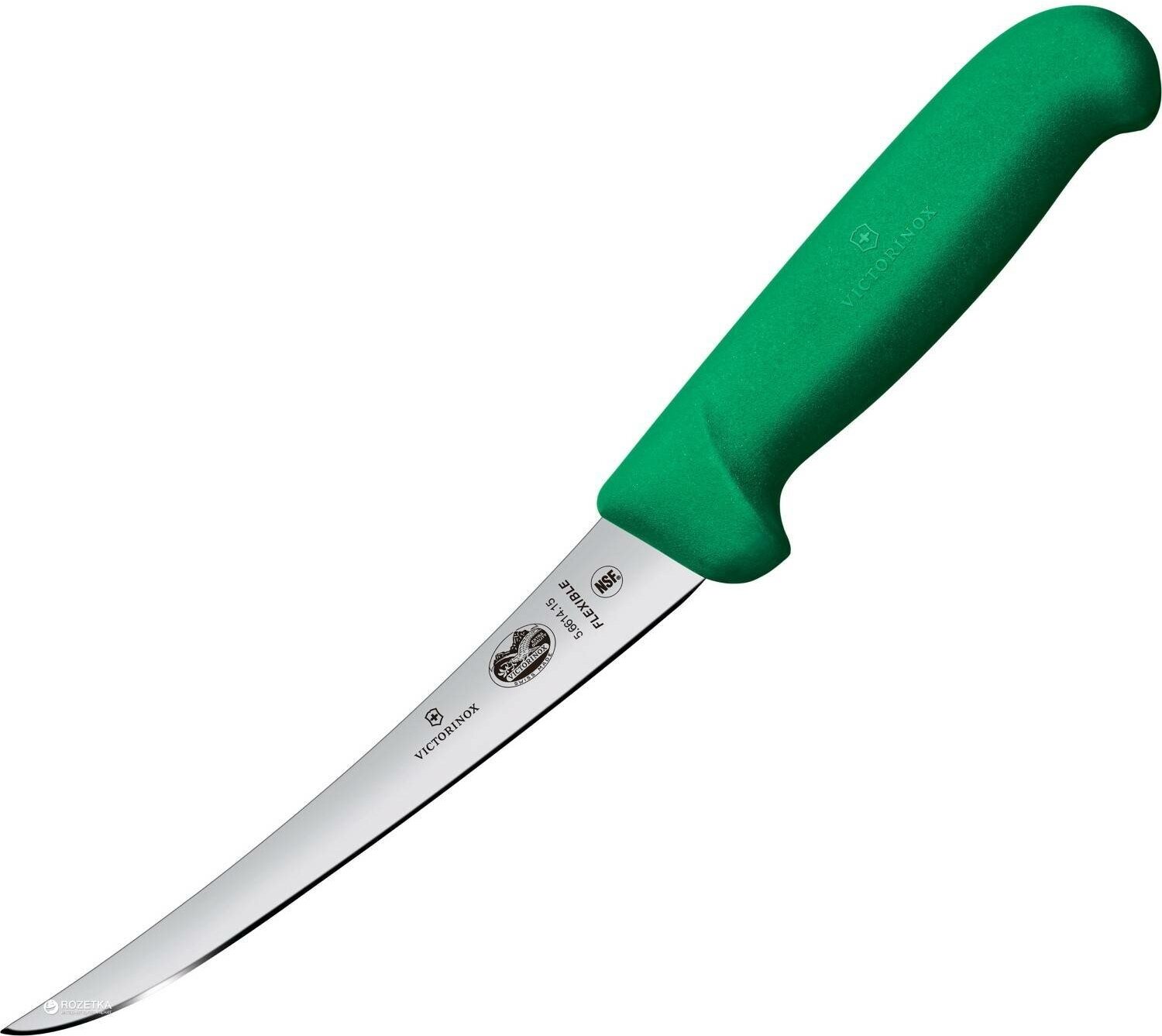 Нож Victorinox разделочный, 15 см, зелёный - фото №7